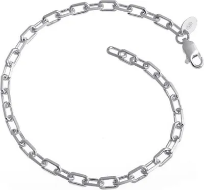 Produktbild von SILBERKETTEN STORE Ankerkette Armband 3,8mm - 925 Silber - 18cm