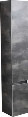 Immagine prodotto di Colonna pensile bagno due ante cm 30 grigio cemento | Valentina