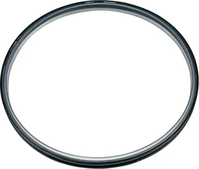 A close-up, isolated shot of a bicycle rim.