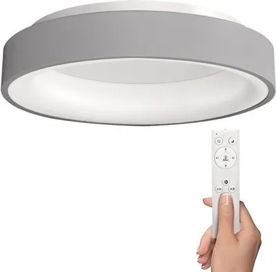 Immagine prodotto di Solight LED plafoniera rotonda Treviso, 48W, 2880lm, dimmerabile, telecomando, grigio