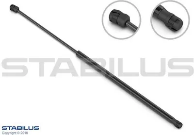 Produktbild von STABILUS Gasfeder Motorhaubendämpfer 373mm für INFINITI FX 290N 878579