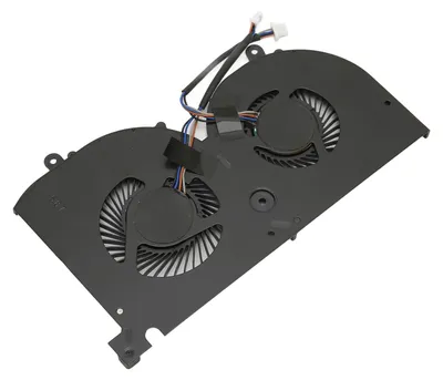 Obrázek produktu pro Náhradní ventilátor CPU/GPU pro notebooky MSI GS75, P75, MS 17G1, MS 17G2, BS5005HS U3I, BS5005HS U3J – 5 V, 0,5 A, 4pólový, chladicí ventilátor pro notebooky, ventilátor GPU