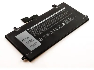 Produktbild von Akku für Dell Latitude 5285 Li-Pol 11,4 Volt 2550 mAh schwarz