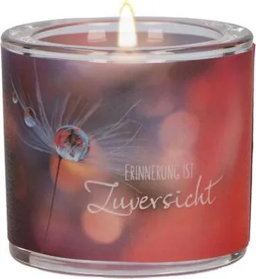 Produktbild von Erinnerung ist Zuversicht-Glaswindlicht