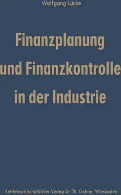 Produktbild von Finanzplanung und Finanzkontrolle in der Industrie