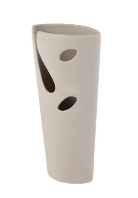 Imagen del producto de Vaso "Hole" (13x7x27 cm), color marrón