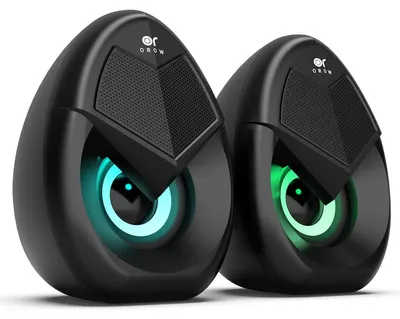 Obrázek produktu pro Reproduktor pro počítač, 10 W, mini reproduktor, 2.0 reproduktor s RGB podsvícením