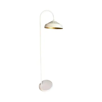 Produktbild von Weiße Stehlampe mit E27-Fassung, Dekorativ, Modern, aus Metall