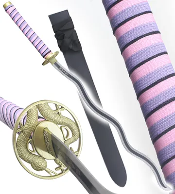 Produktbild von Anime Cosplay Katana Obanai Iguro Schwert Obanai Nachbildung + Scheide