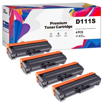Produktbild von GPC Image Kompatible Tonerkartusche als Ersatz für Samsung MLT-D111S Toner MLT-D111L D111S für Xpress M2070W M2026W M2026 M2070 M2070F M2070FW M2020 M2020W M2022 M2022W (Schwarz, 4er-Pack)