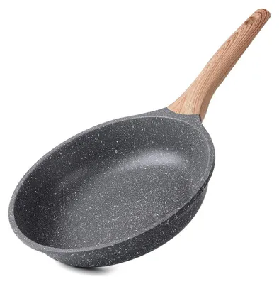Produktbild von Antihaft Pfanne Bratpfanne Beschichtet 20cm, Granit Pfannen Nonstick Frying Pan, Beschichtete Pfanne Für Gasherd Induktion