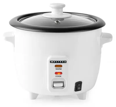 Produktbild von Melissa 16280022 - Reiskocher - 0,6 l - Antihaftbeschichtung - Herausnehmbarer Innentopf - 300 W - Automatische Abschaltung