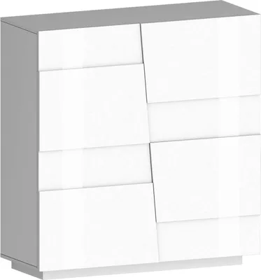 Produktbild von Mehrzweckgarderobe 2-türiger Ddescigli, Multifunktionsschrank, 2-türiger Schrank, 120x44h126 cm, Weiß