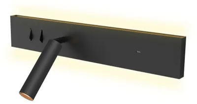Produktbild von kalb | Avay Bettleuchte USB-C LED Wandlampe flex. Leselicht Lademöglichkeit Rechte Seite