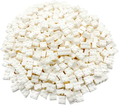 Immagine prodotto di Mattoncini LEGO® 2x2 Bianco - 3003 NUOVO! Quantità 100x