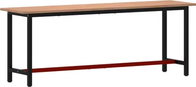 Obrázok produktu pre vidaXL Pracovný stôl 220x55x81,5 cm masívne drevo buk a kov