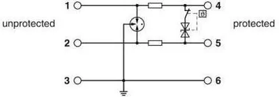 Produktbild von Phoenix Contact 2906815 Spannungsschutz 24 V Grau (2906815)