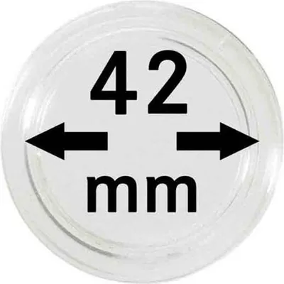 Produktbild von Lindner 2251042 Münzkapseln 42 mm-100er Pack