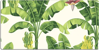 Produktbild von Schreibtischmatte Tischunterlage 90x45 cm Mauspad - Bananenflecken