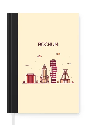 Obrázok produktu pre MuchoWow® Zápisník Denník Rozpočet A5 Bochum - Nemecko - Panoráma