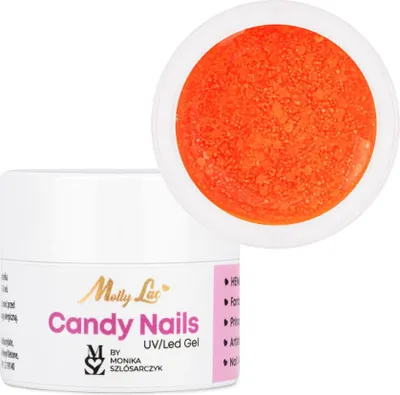 Immagine prodotto di Candy Nails Light Candy Orange di Monika Szlósarczyk MollyLac senza HEMA/Di-HEMA 5 g