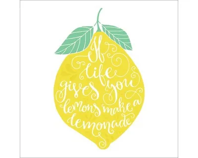Produktbild von Glasbild Lonely Lemon 50x50 cm