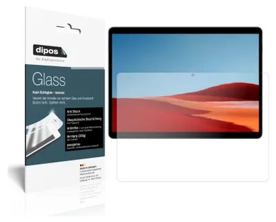 Obrázok produktu pre 2x ochranná fólia pre Microsoft Surface Pro X matná - proti nárazom 9H fólia dipos Glass plastové sklo