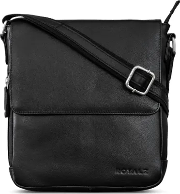 Produktbild von ROYALZ "Cleveland" Vintage Leder Umhängetasche Herren Klein stilvolle Vintage Männer Schultertasche aus Echtleder