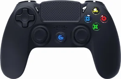 Produktbild von GEMBIRD JPD-PS4BT-01 - Game Pad - 8 Tasten - kabellos - Bluetooth - Schwarz - für PC, Sony PlayStation 4