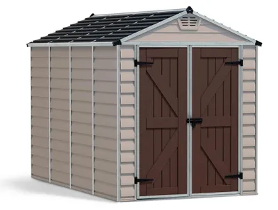 Produktbild von Palram - Canopia Kunststoff Gerätehaus Skylight 610 Braun 302x185x217 cm