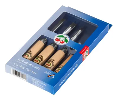 Obrázok produktu pre Súprava na vyrezávanie zárezov, 4 kusy