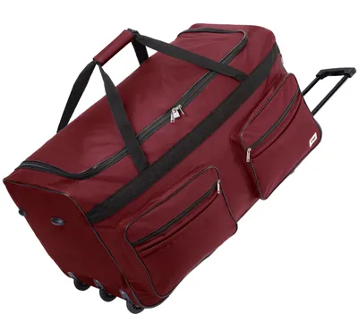 Produktbild von MONZANA® Reisetasche mit Rollen 160L Trolley Funktion Teleskopgriff 85x43x44cm Standfüße Groß XXL Weichgepäck Reisegepäck Gepäcktasche Duffle Bag
