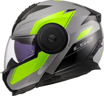Produktbild von LS2 FF902 Scope II Duria Grau-Neon Gelb S