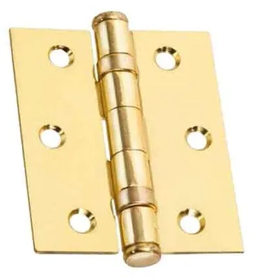 Obrázok produktu pre Pánt s ložiskami a guličkami 75 x 75 mm – mosadz