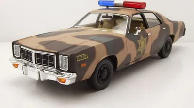 Produktbild von Greenlight Collectibles 19117 Dodge Monaco 1978 Hazzard County Camouflage Sheriff 1:18