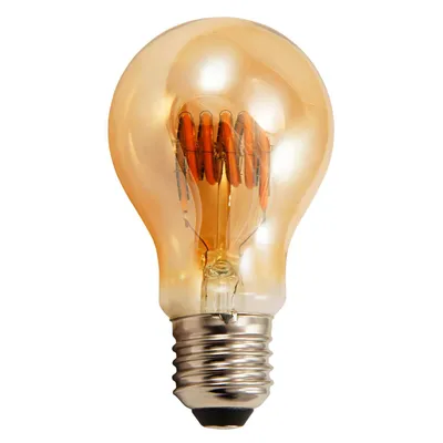 Produktbild von LED Filament Glühlampe McShine "Retro", E27, 6W, 420 lm, goldenes Glas, dimmbar