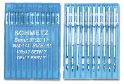 Produktbild von Schmetz 135x17 140 SERV 7 Nähmaschinennadeln 10 Stück