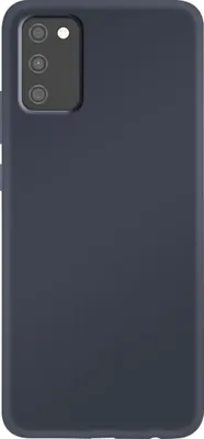 Produktbild von Jaym, Premium Silikonhülle Mikrofaser Samsung Galaxy A03s, Blau