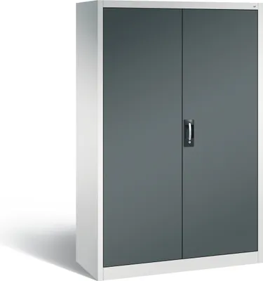 Produktbild von C+P Werkstattschrank | HxBxT 195x120x50cm | Lichtgrau/Anthrazit-Grau