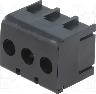 Zdjęcie produktu dla 1 sztuka listwy zaciskowej pod kątem 90° o szerokości 7,62 mm: 3 ETB5603403K0Z - listwy zaciskowe