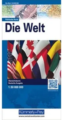 Produktbild von Kümmerly+Frey Weltkarte politisch 1:50 Mio.