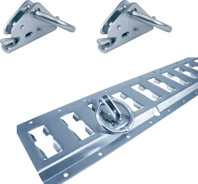 Produktbild von 2x Endbeschlag Endfitting für Kombi-Zurrschiene - Anker, Kombi, Zurrschienen, Airline, robust & sicher