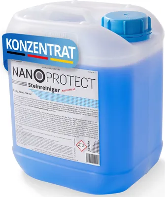 Produktbild von Nanoprotect Steinreiniger Konzentrat | 5 kg für ca. 500 m² | Intensivreiniger für Außenanlagen | Ideal für Haus, Hof und Garten