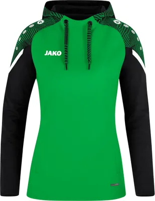 Produktbild von Jako Performance Kapuzensweat Damen - Soft Green / Schwarz