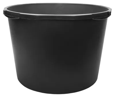 Produktbild von Garronda Mörtelwanne 2 Pack 90 L Rund Mörtelkübel Maurerkübel – robuste Kunststoffwanne aus recyceltem PE Mörtelkasten für Baustelle, Garten und Haushalt GD-0170