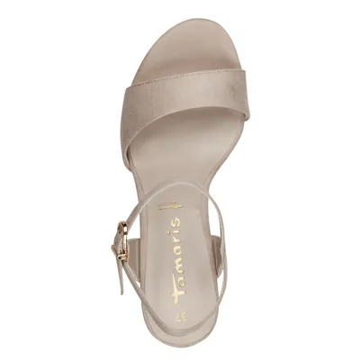 Obrázok produktu pre Tamaris dámske sandále sandále fabric soft feel 1-28028-42, veľkosť:39 EU, farba:Beige