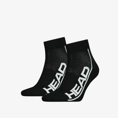 Obrázek produktu pro Tenisové ponožky HEAD Tennis 2P Stripe Quarter black 2024_25 (dva páry v balení)