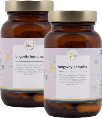 Produktbild von for you longevity komplex Doppelpack