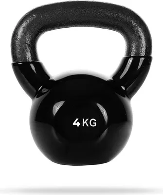 Produktbild von GymBeam - Kugelhantel in Black 4 kg