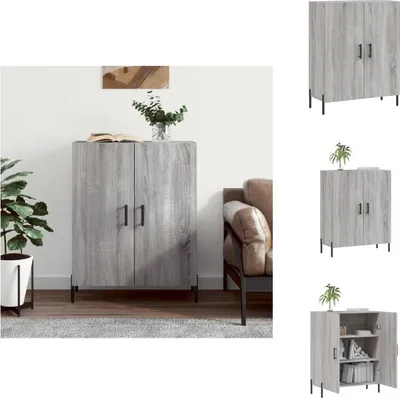 Produktbild von vidaXL Sideboard Grau Sonoma 69,5x34x90 cm Holzwerkstoff -  Sideboards